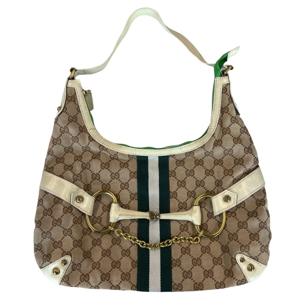 VTG Gucci Jackie Horse-bit Hobo Bag